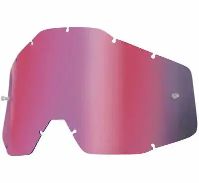 Линза 100% Racecraft, Accuri, Strata Anti-Fog Mirror Pink Smoke Линза 100% Racecraft, Accuri, Strata Anti-Fog Mirror Pink Smoke
