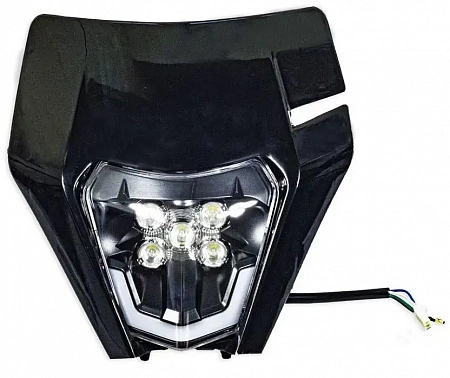 Фара LED Light Pro KTM 19-21, Athlete, Five, Pilot (Черный) Фара LED Light Pro KTM 19-21, Athlete, Five, Pilot (Черный)