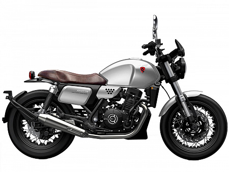 Мотоцикл Cyclone (Циклон) RE3 (SR400) 2024 серебристый Мотоцикл Cyclone (Циклон) RE3 (SR400) 2024 серебристый